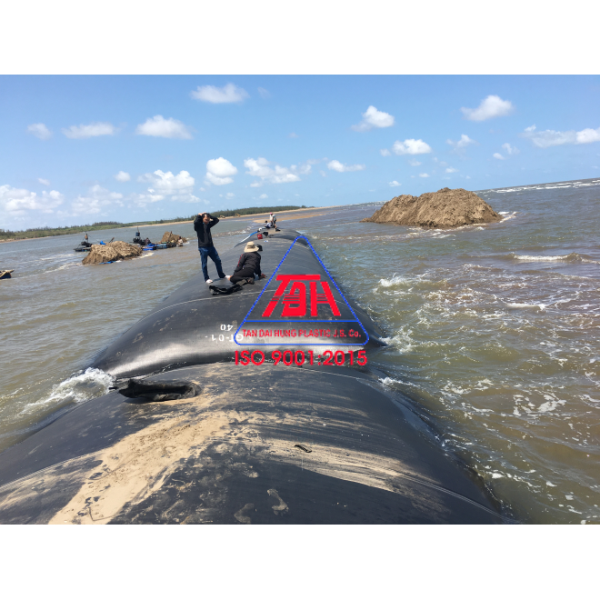Ống cát vải địa kỹ thuật (Geotube) – Chống sạt lở bờ biển