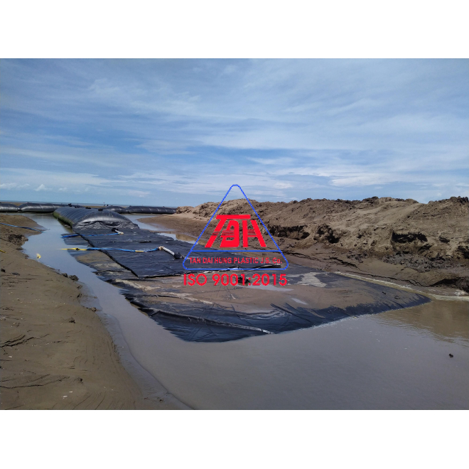Ống cát vải địa kỹ thuật (Geotube) – Chống sạt lở bờ biển