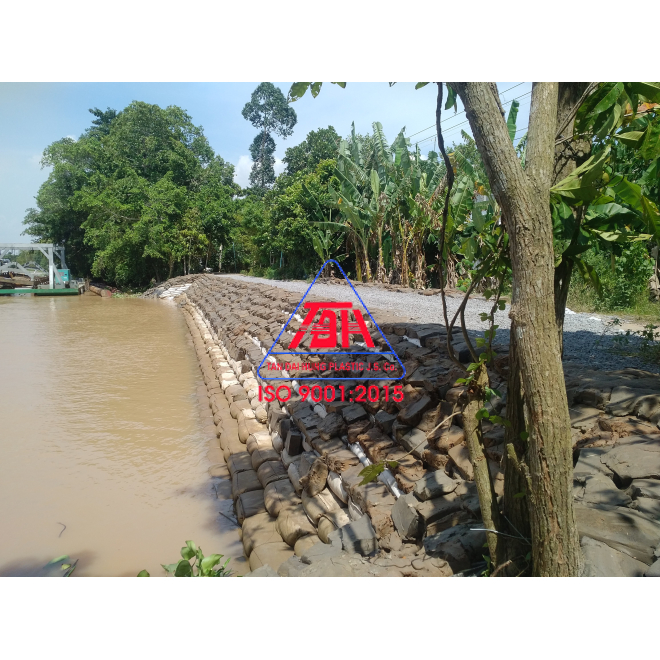 Kè mềm – Chống sạt lở bờ sông